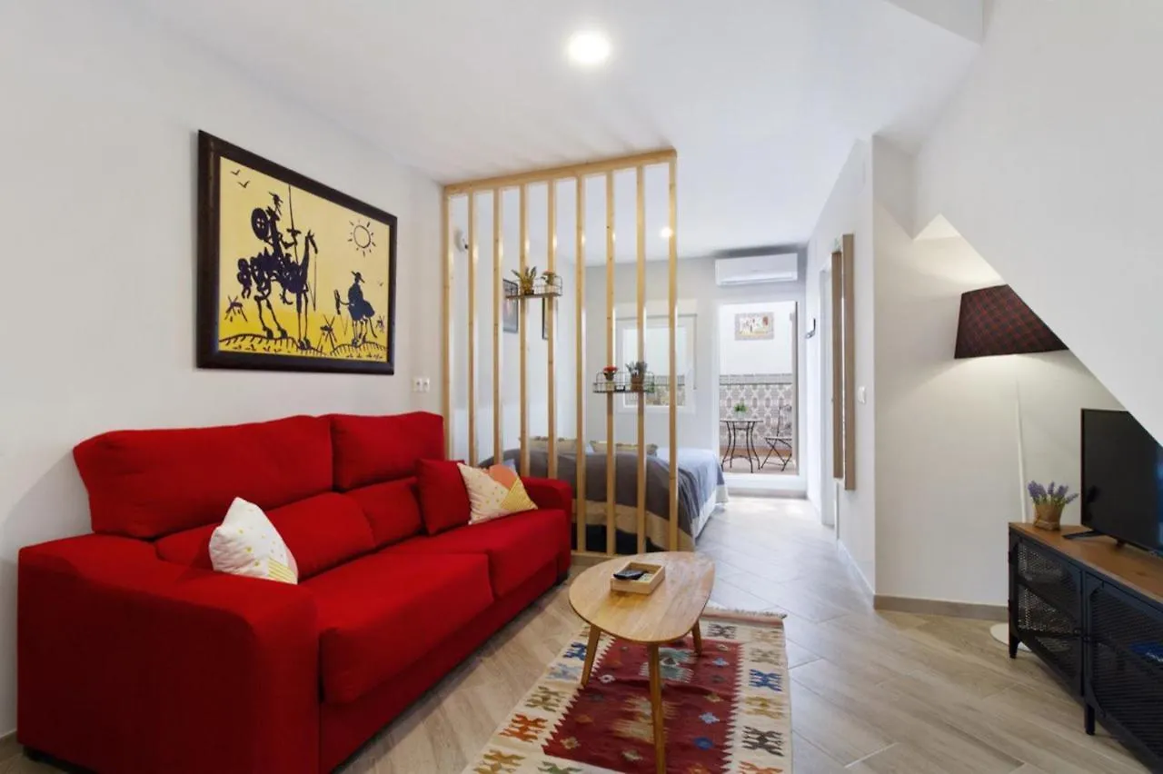 Barcelo 21, Parking On Request, Atico With Terrace & Studio With Patio, Center, Breakfast Included, Quite Neighborhood, Bc Málaga 0*,  España